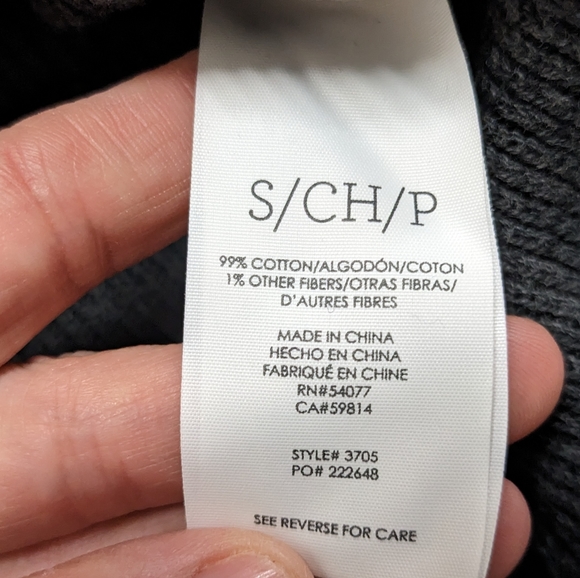 CAbi Gray High Low Hemline Sweater Top - Picture 12 of 12